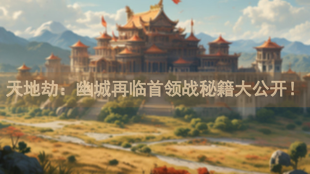 天地劫：幽城再临首领战秘籍大公开！